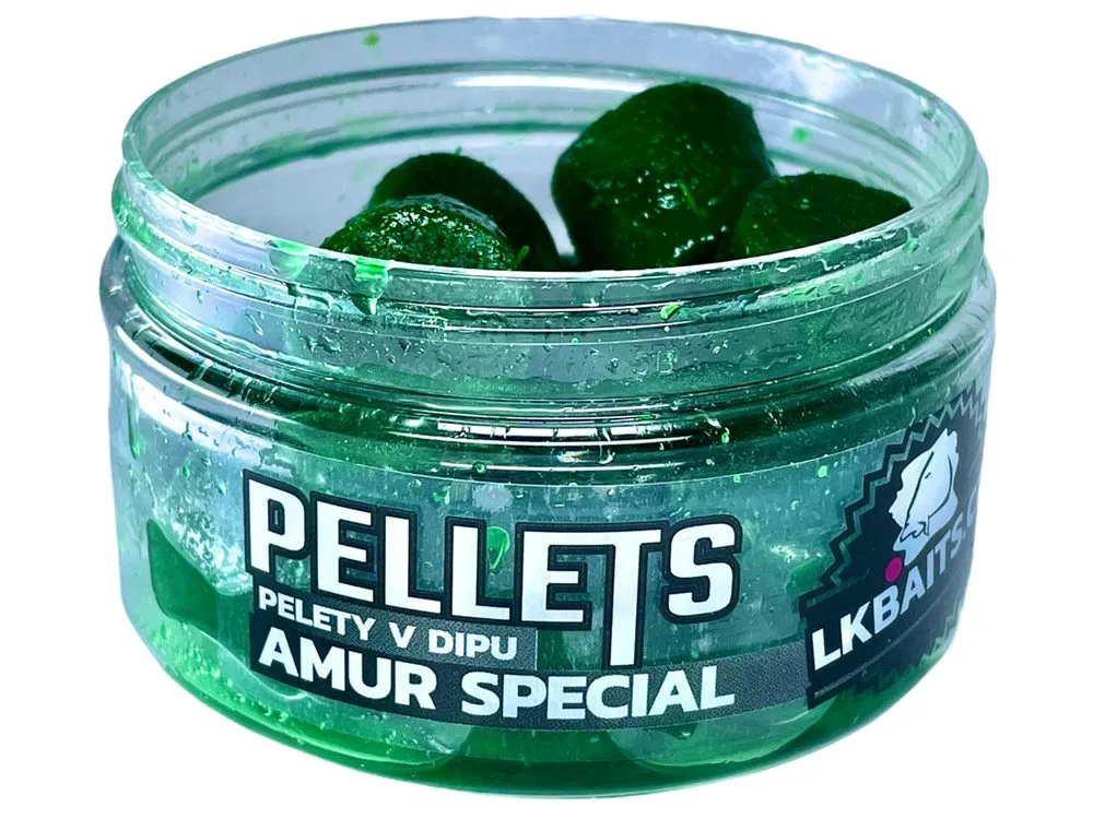 LK Baits Pelety v dipu Amur Special 12mm 60g - 17mm