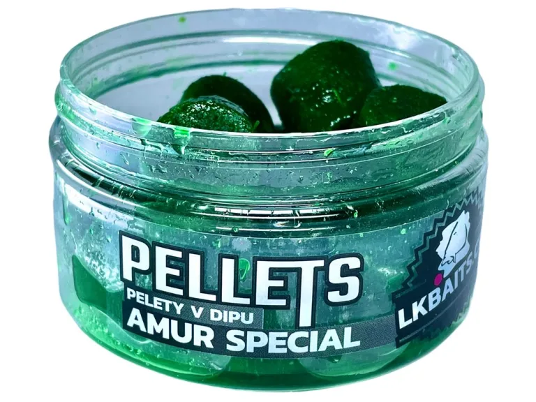 LK Baits Pelety v dipu Amur Special 12mm 60g - 17mm