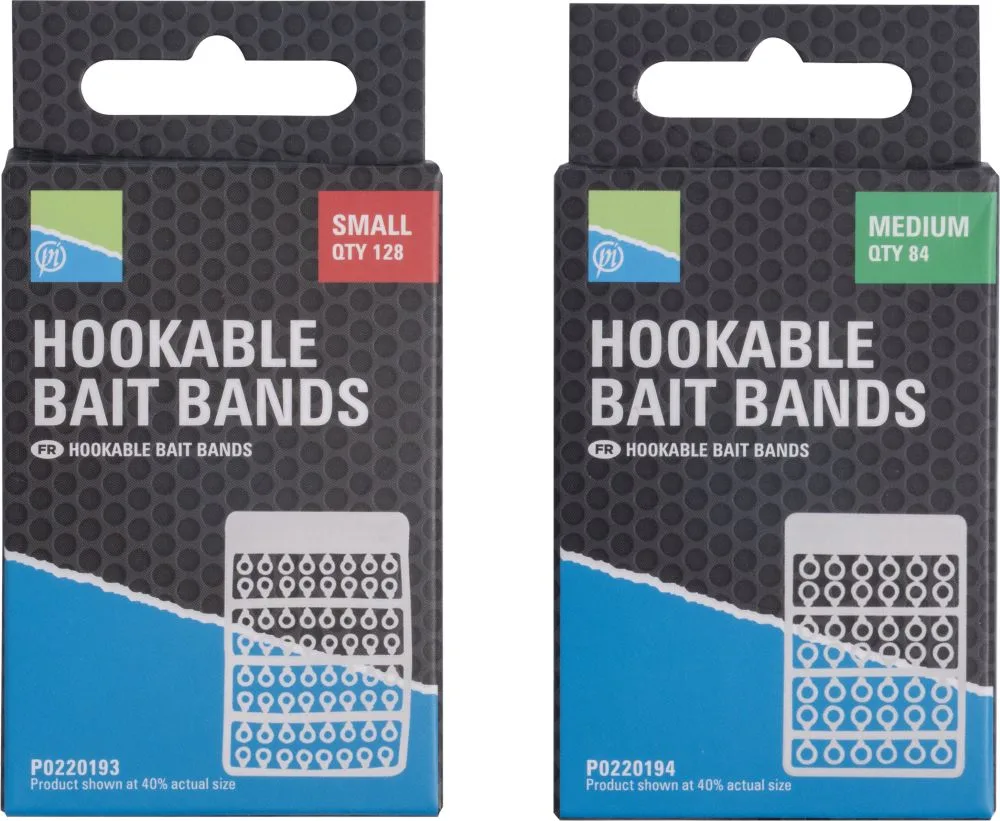 Preston inavations gumičky na nástrahy hookable bait bands - small – PRESTON INNOVATIONS