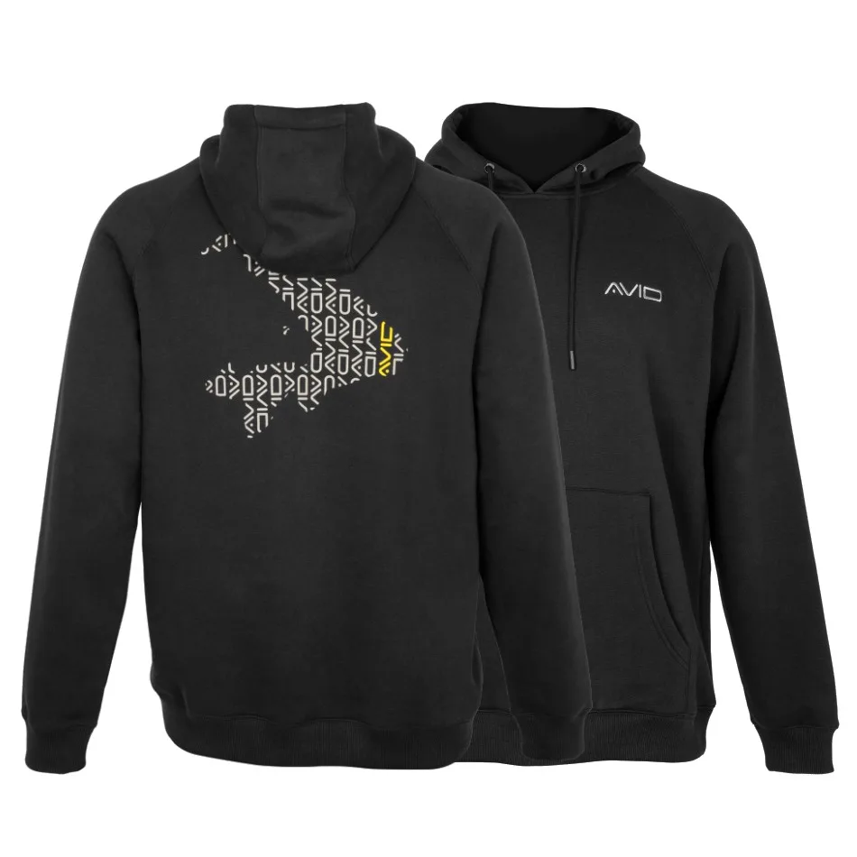 Avid carp mikina compound hoodie black - xxl