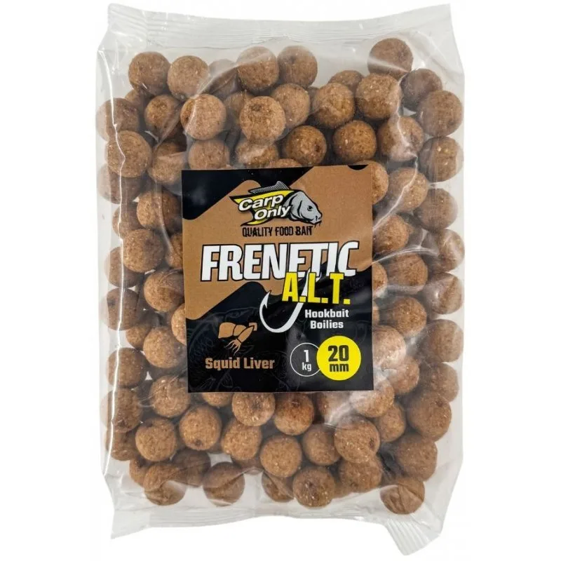 Carp only boilies frenetic a.l.t. squid liver 1 kg - 16 mm