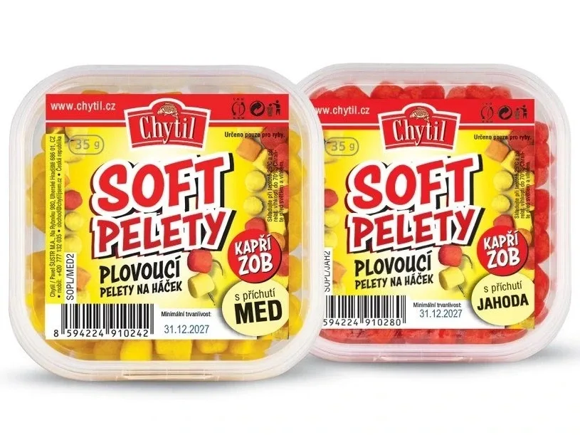 Chytil Plovoucí Soft Pelety 6-8 mm 35g Průměr: 6-8mm, Příchuť: Oliheň