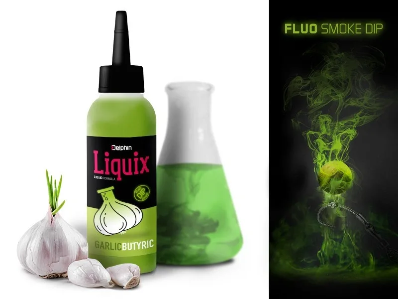 Delphin Fluo Dip D Snax Liquix Česnek Butyric 100ml
