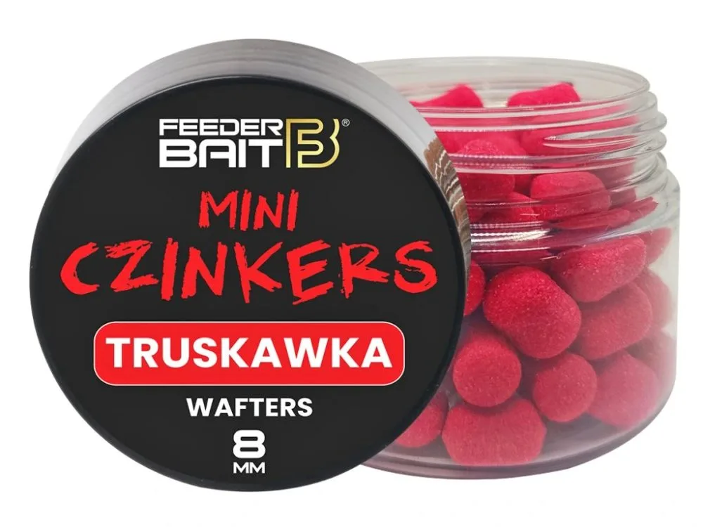 FeederBait Mini Czinkers Wafters 6x8mm 25ml - Jahoda