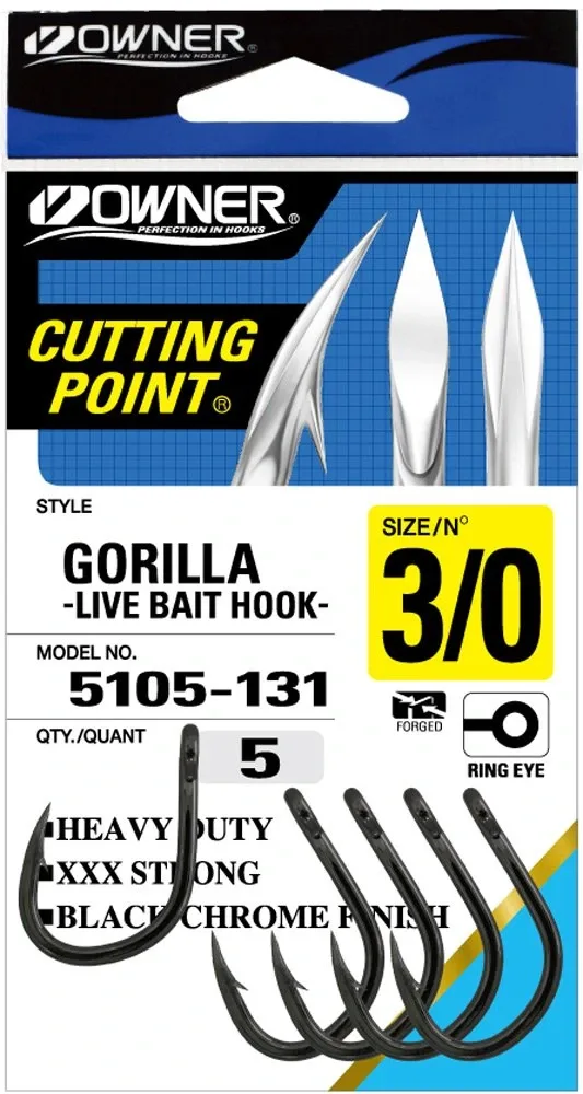 Owner háček S Očkem Cutting Point 5105 Počet kusů: 2ks, Velikost háčku: #10/0