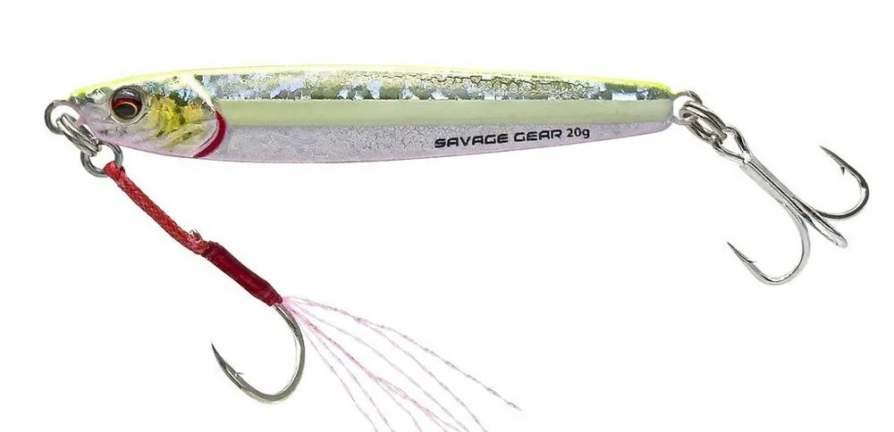 Savage gear pilkr 3d jig minnow sinking yellow pink - 7,5 cm 20 g