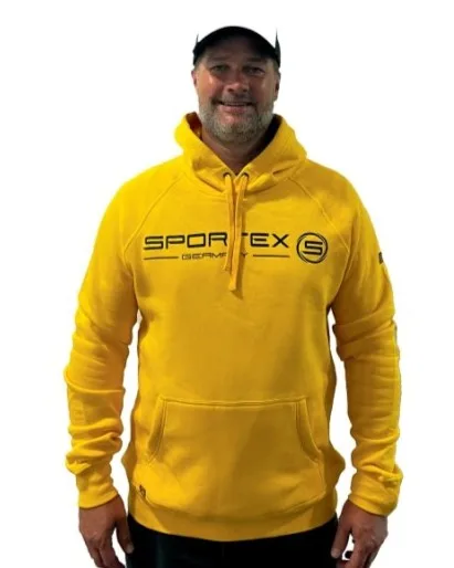 Sportex rybářská mikina s kapucí žlutá - xxl