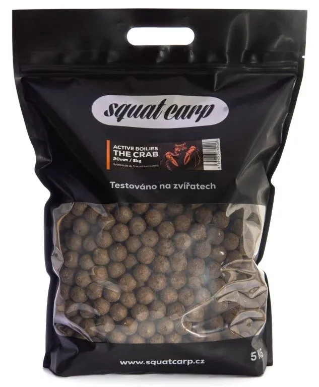 Squat carp active boilies the crab - 5 kg 20 mm