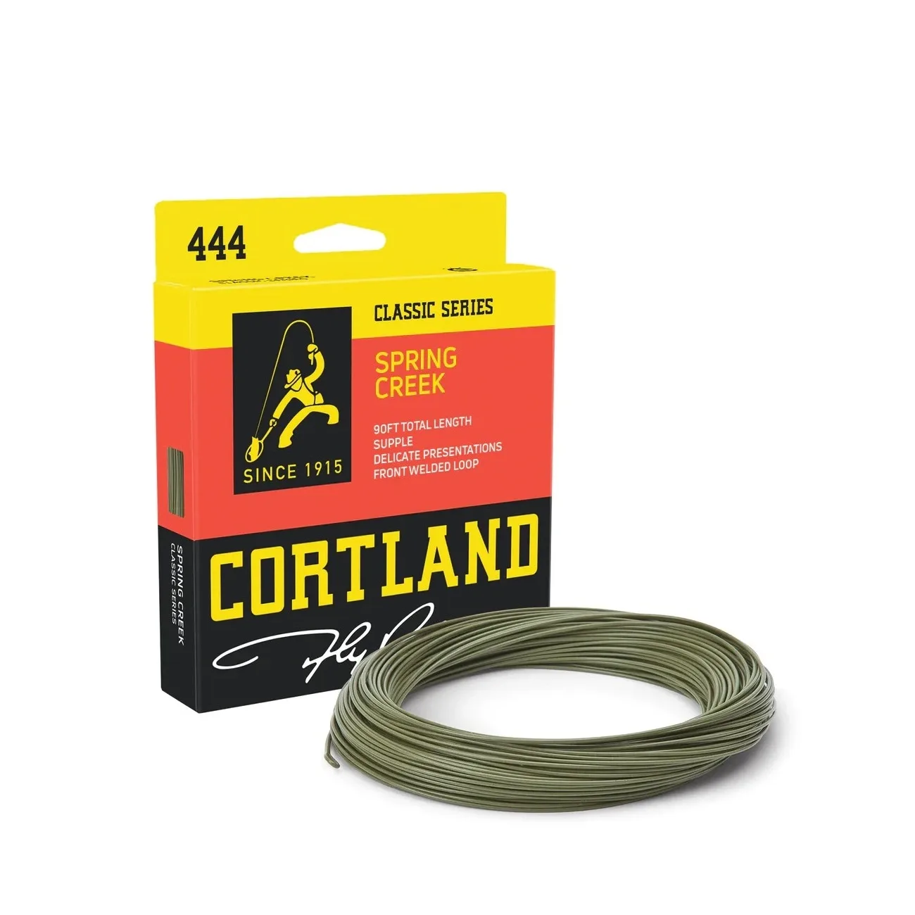 Cortland Muškařská Šňůra 444 Classic Spring Creek Olive Fresh Floating WF 90ft Aftma: #3