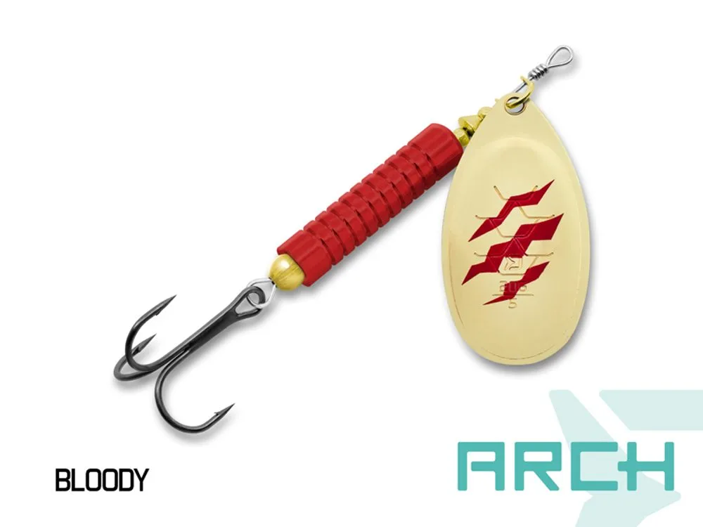 Delphin Třpytka Arch Bloody - 20g vel.5