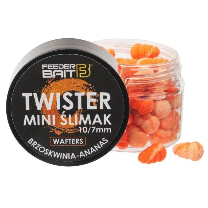 FeederBait Neutrálně Vyvážená Nástraha Mini Šlimak Wafters 25ml Hmotnost: 25g, Průměr: 7x10mm, Příchuť: Jahoda/Ryba