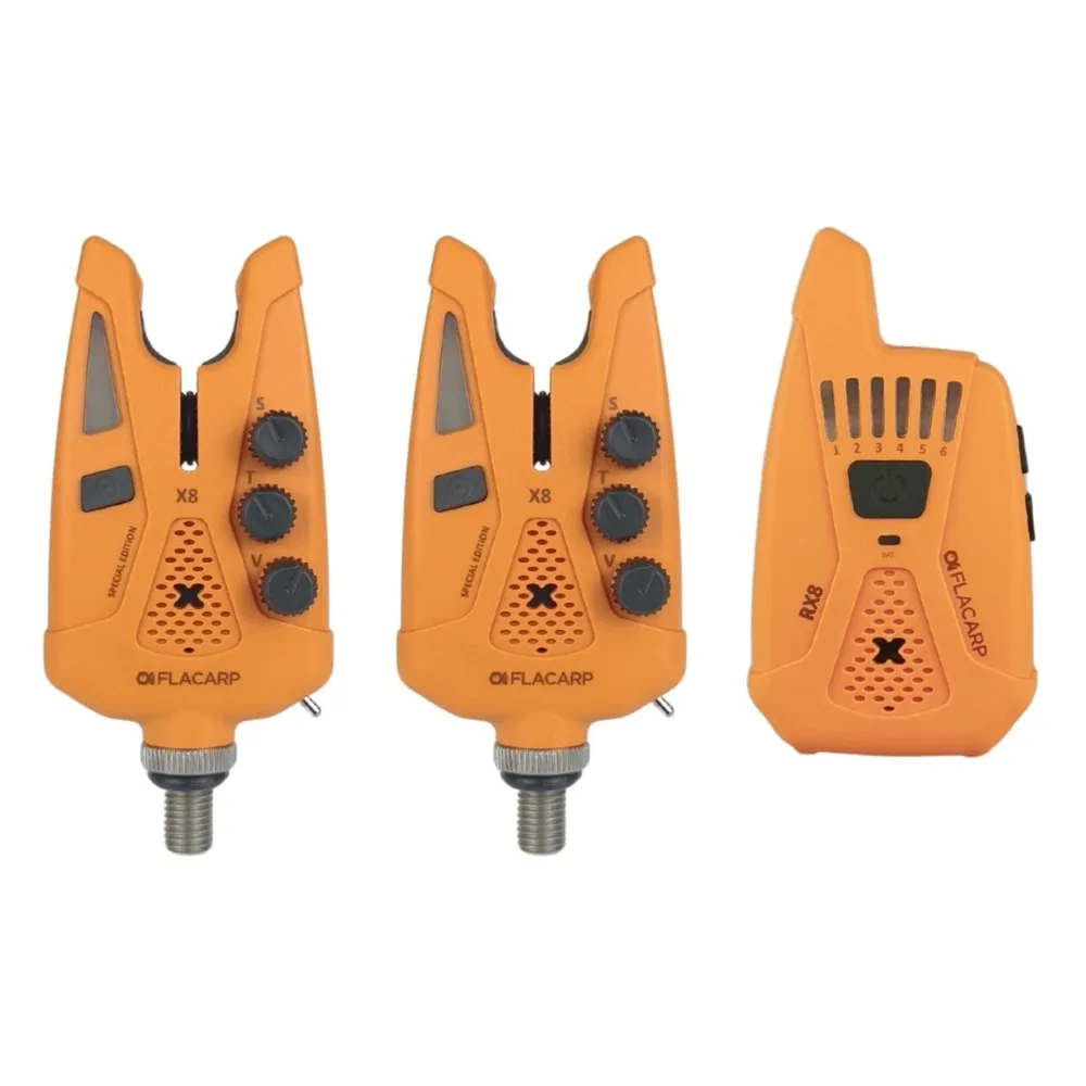 Flacarp sada signalizátorů x8+rx8 2+1 speciální barevná edice - oranžová