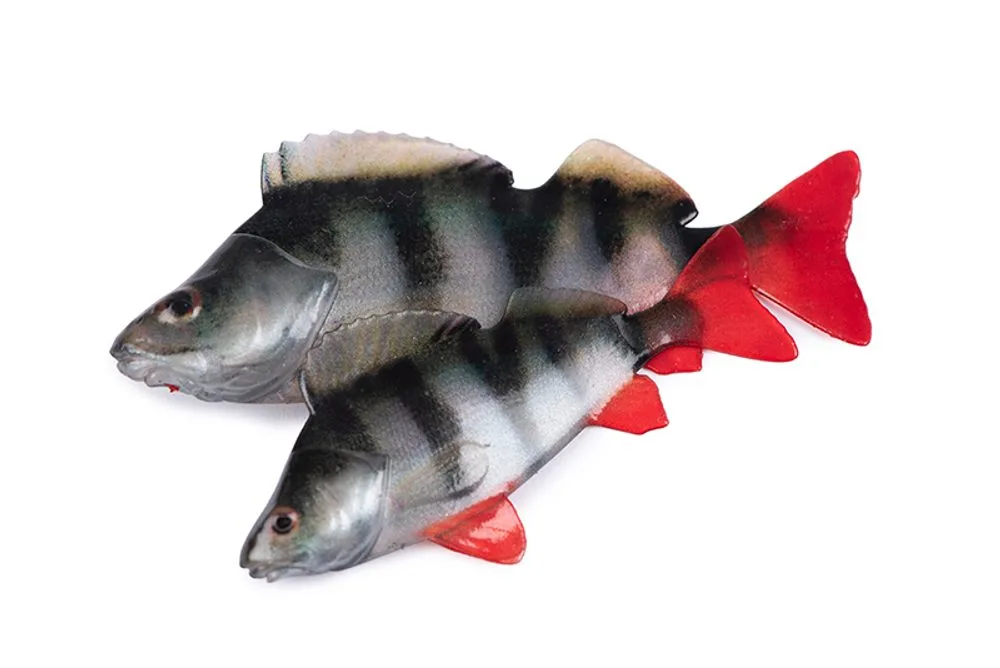 Fox Rage Gumová Nástraha Ultra Natural Perch Fillet 4ks - 6cm