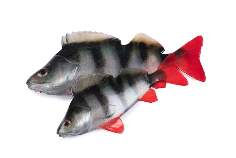 Fox Rage Gumová Nástraha Ultra Natural Perch Fillet 4ks - 6cm