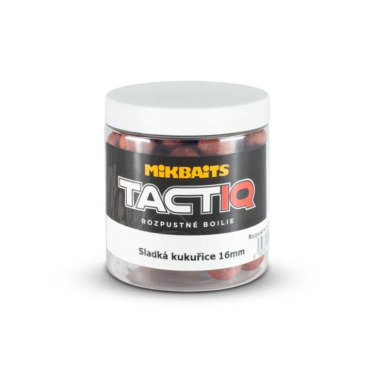 Mikbaits Rozpustné boilie TactiQ Sladká kukuřice 250ml - 16mm