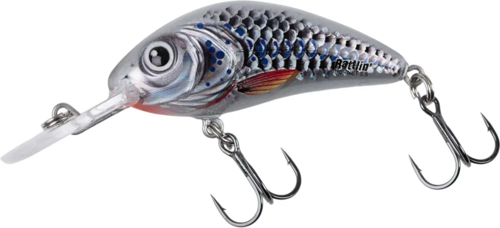 Salmo wobler rattlin hornet floating silver holographic shad - 6,5 cm 20 g