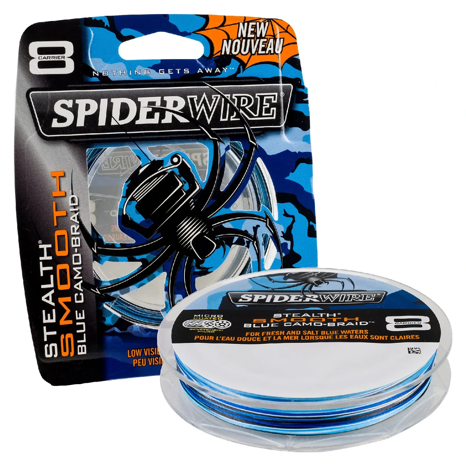 Spiderwire Petená Šňůra ESTH Smooth 1m Nosnost: 40.8kg, Průměr: 0,35mm