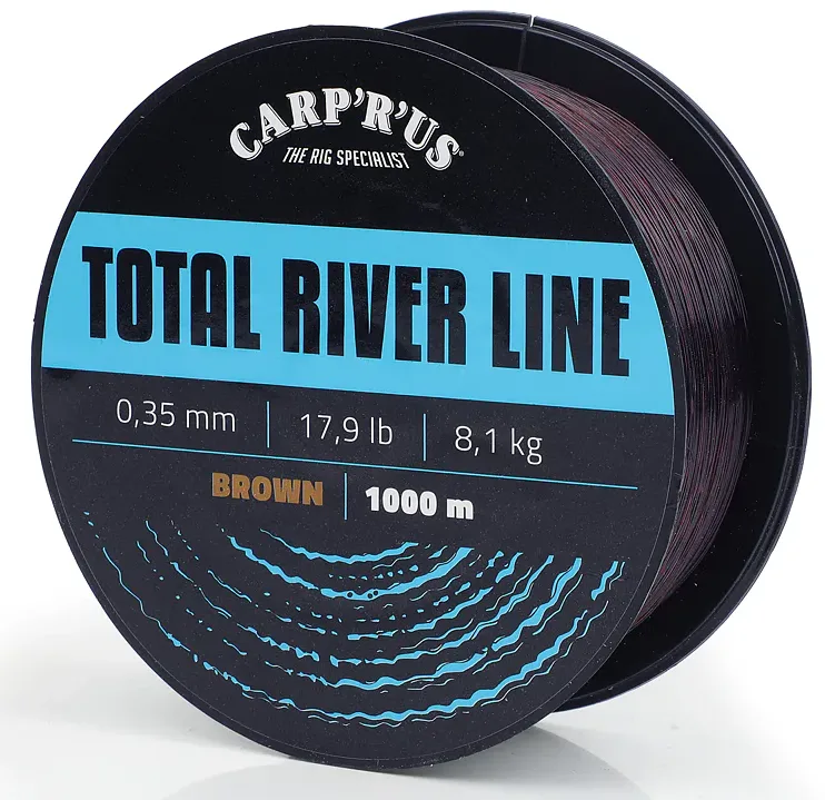 Carp´r´us vlasec total river line brown - 900 m 0,44 mm 12,1 kg – Carp ´R´ Us