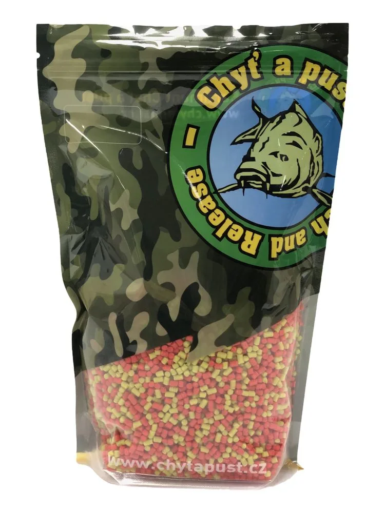 Chyť a pusť Pelety Fluo Mini signal PVA Mix 3mm 900g - Ovocné