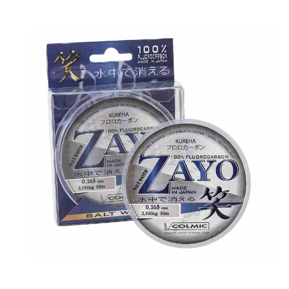 Colmic Vlasec Fluorocarbon Zayo - 50m Nosnost: 9,80kg, Průměr: 0,325mm