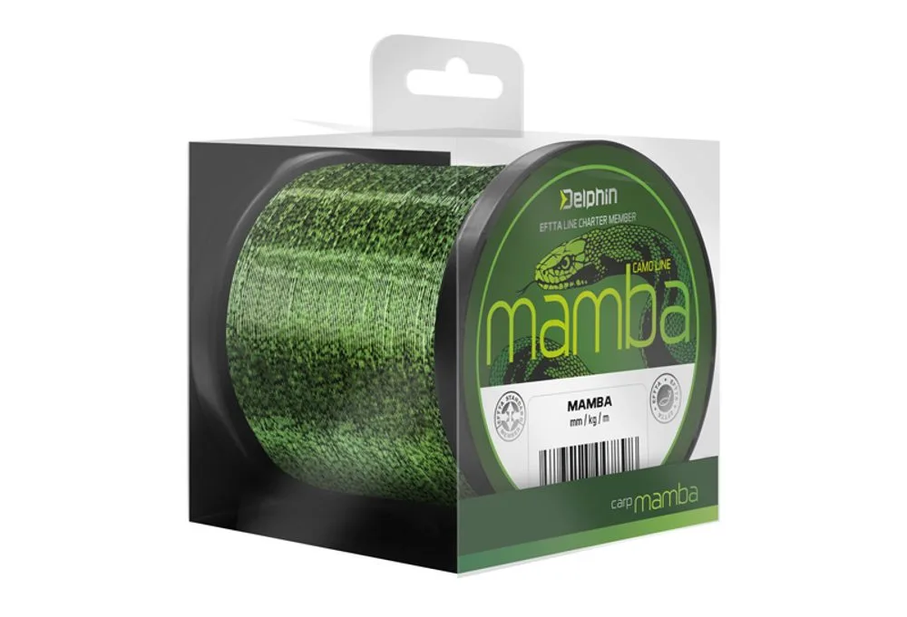 Delphin Vlasec Mamba Carp kamufláž - 0,30mm 15,5lbs 600m