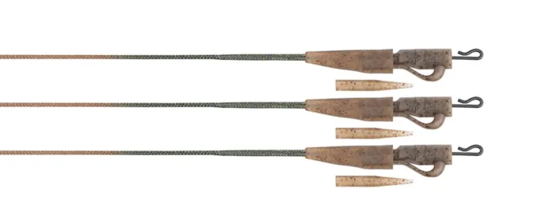 Fox Montáž Edges Camo Leadcore Lead Clip Leaders 50lb 3ks