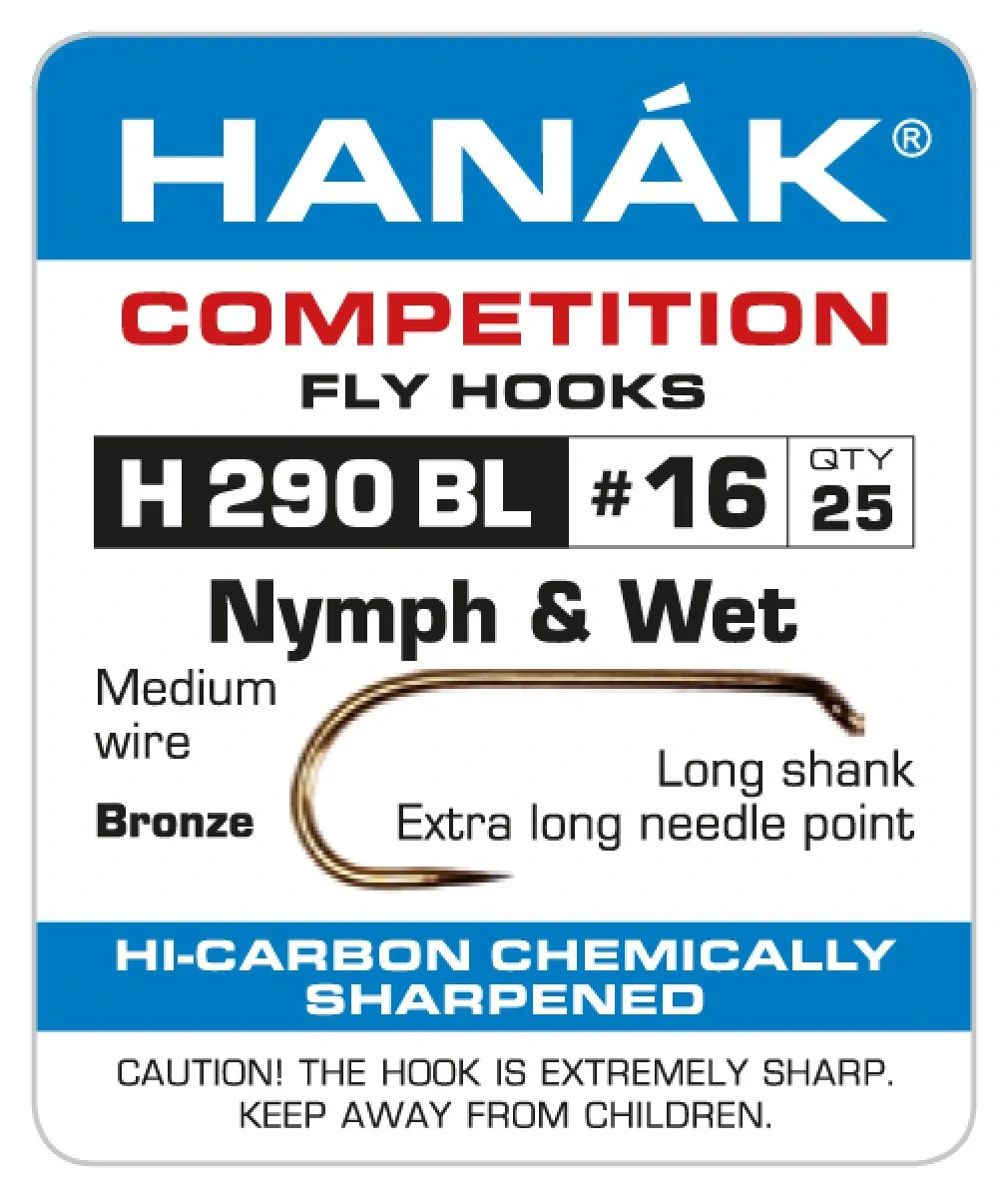 Hanák Competition Hanák Háčky H 290 BL Velikost háčku: #8