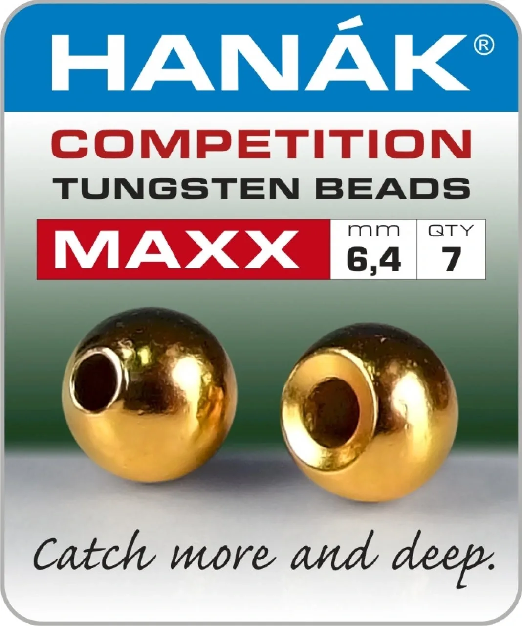 Hanák Competition Hanák Tungstenové Hlavičky MAXX 6,4mm Zlaté