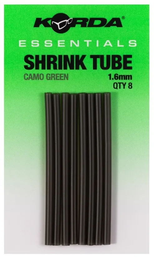 Korda smršťovací hadička essentials shrink tube 8 ks - 1,6 mm