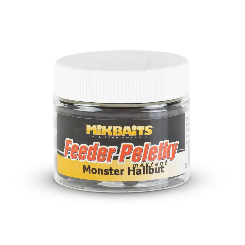 Mikbaits Měkčené feeder peletky 50ml - Monster Halibut