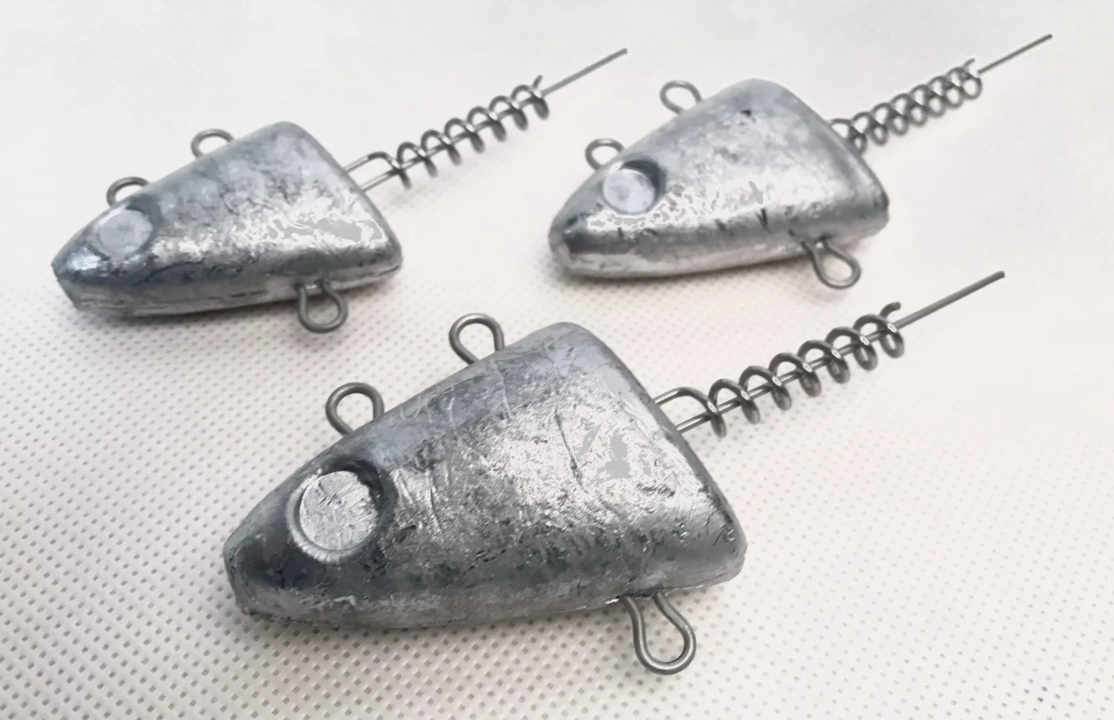 SAF Zavrtávací jigová rybí hlava Screw Fish Head Natural 100g 1ks