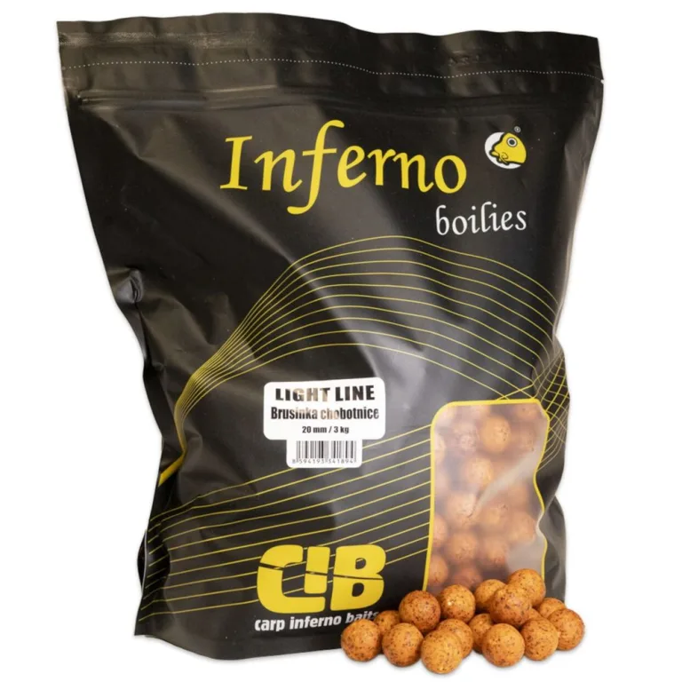 Carp Inferno Boilies Light Line 20mm 3kg - Brusinka/Chobotnice