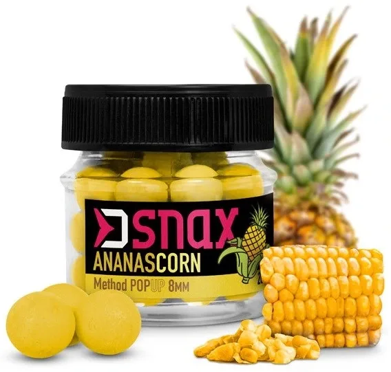 Delphin Pop Up Nástraha D Snax Pop Kukuřice Ananas 20g Hmotnost: 20g, Průměr: 8mm