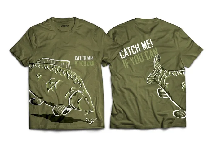 Delphin Tričko Catch Me Kapr Velikost: XXXL