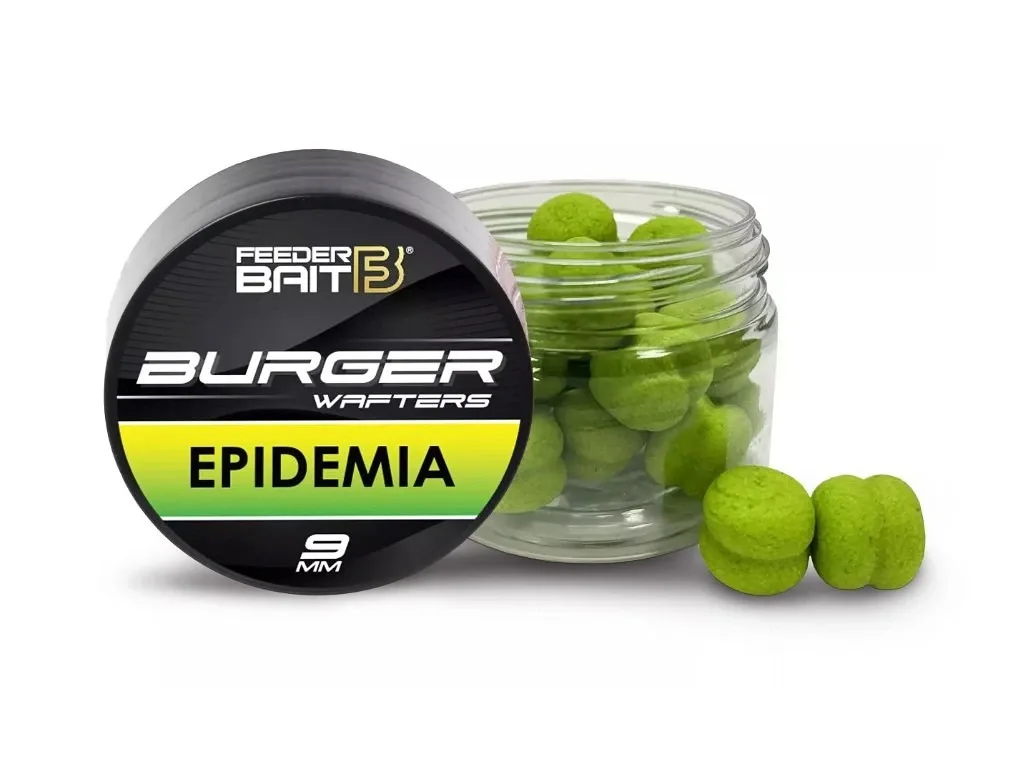 FeederBait Neutálně Vyvážené Nástrahy Burger Wafters 9mm Průměr: 9mm, Příchuť: Epidemia CSL