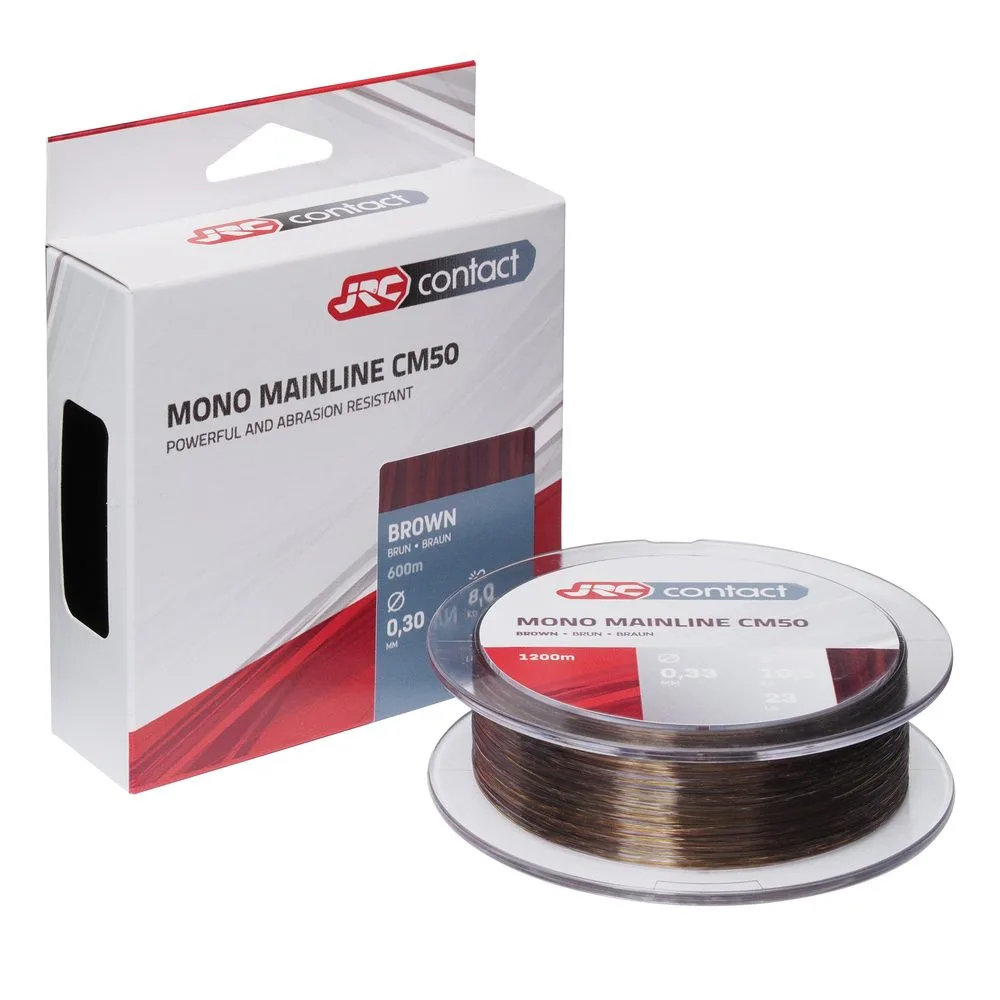 JRC Vlasec Contact CM50 Brown 1200m - 0,28mm 7kg