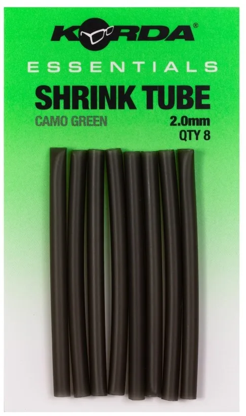 Korda smršťovací hadička essentials shrink tube 8 ks - 2,0 mm