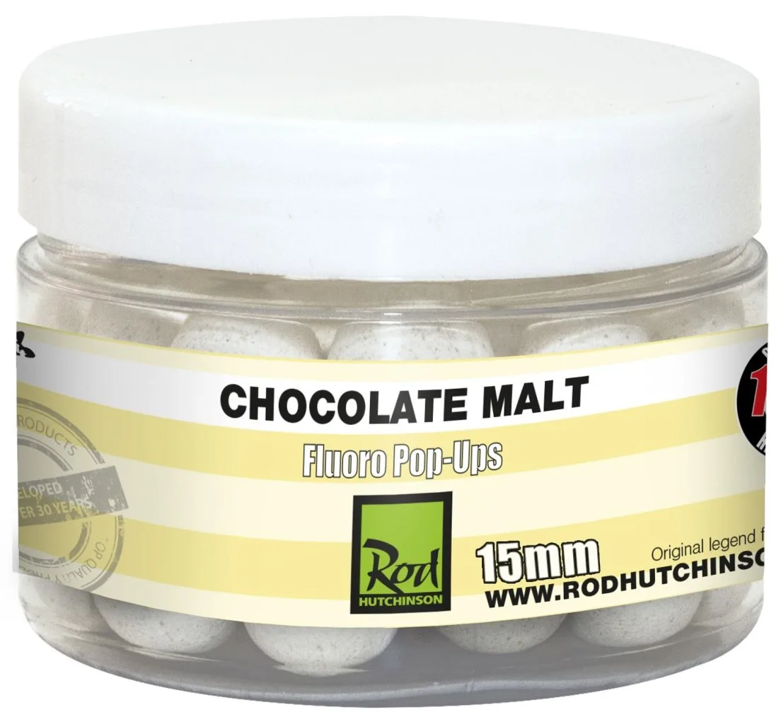 RH Fluoro Pop-Ups Chocolate Malt with Regular Sense Appeal 15mm – ROD HUTCHINSON