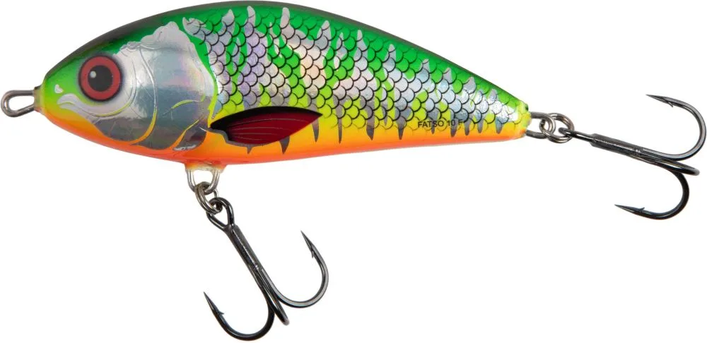 Salmo wobler fatso floating holo tiger - 10 cm 48 g