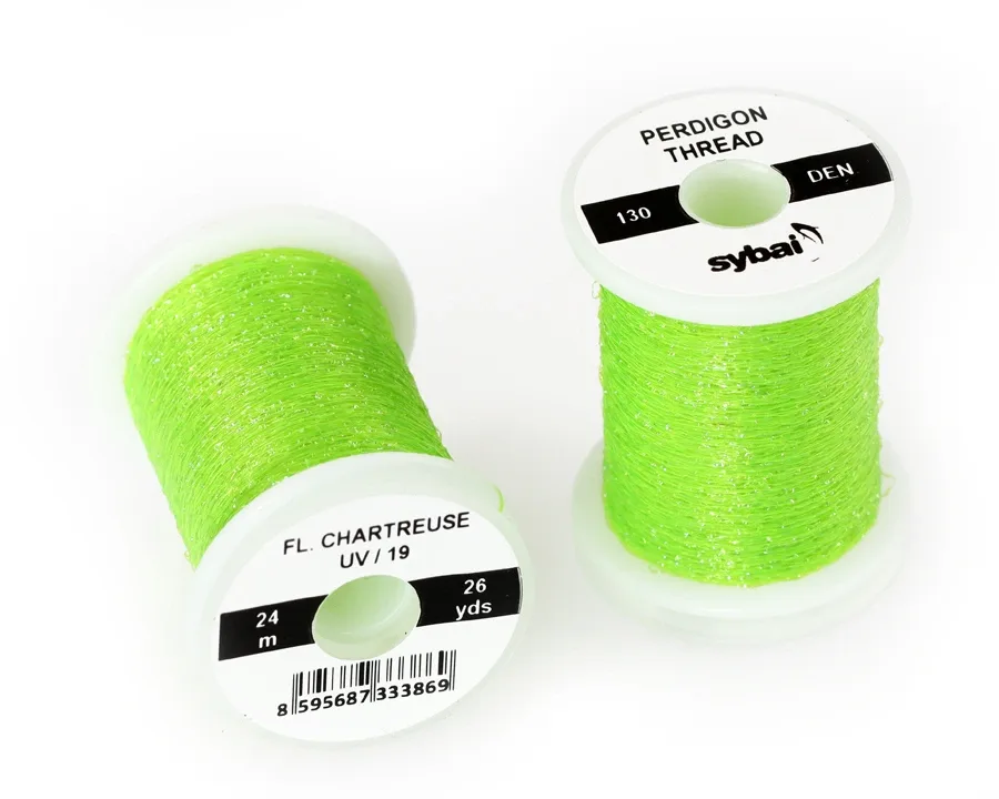 Sybai Lametka Perdigon Thread Fluo Chartreuse UV