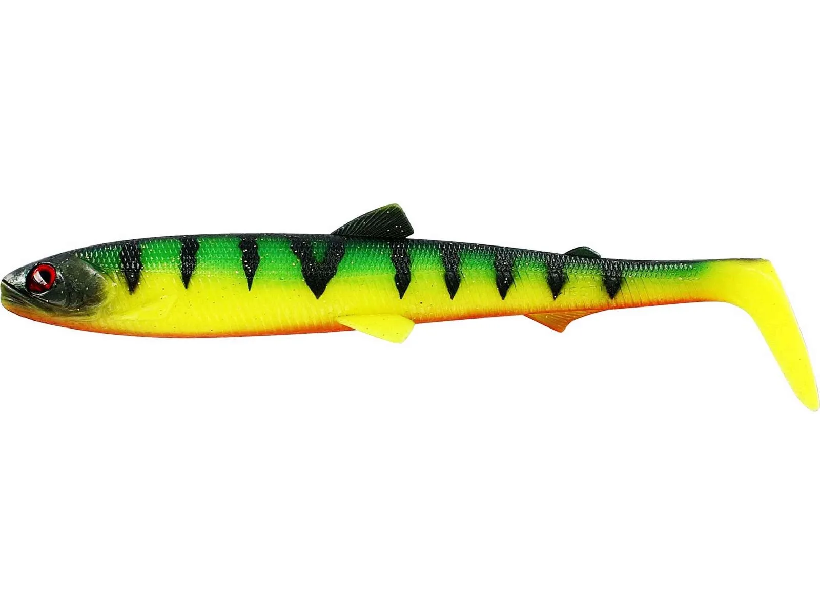 Westin Gumová Nástraha BullTeez Shadtail Tiger Perch Délka: 7,5cm, Hmotnost: 4g, Počet kusů: 3ks