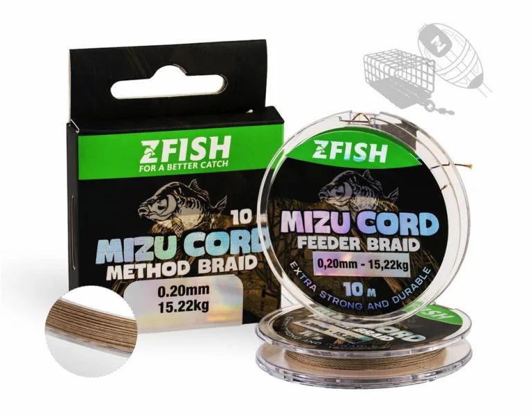 Zfish Šňůrka MizuCord Method Feeder Braid 10m - 0,14mm 10,33Kg