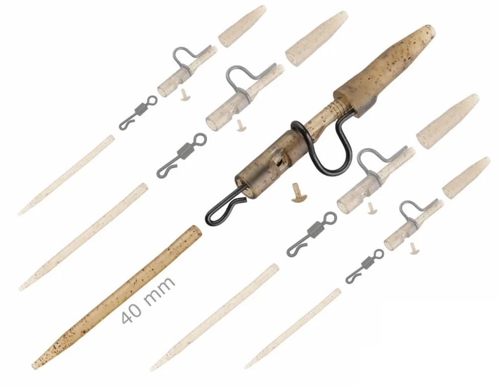 Zfish závěsky heavy duty clip complete pin set 40 mm 5 ks