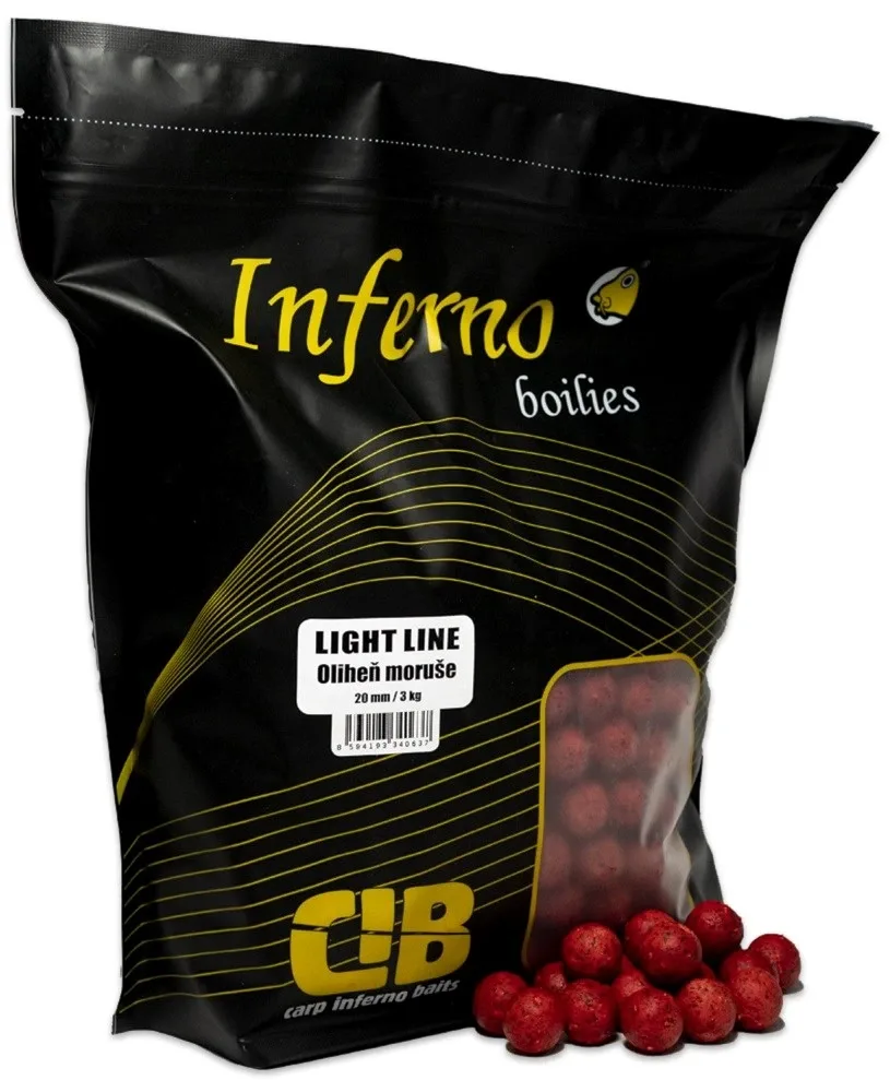 Carp Inferno Boilies Light Line Oliheň Moruše Hmotnost: 3kg, Průměr: 20mm