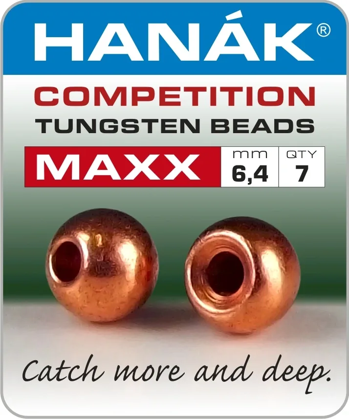 Hanák Competition Hanák Tungstenové Hlavičky MAXX 6,4mm Měděné