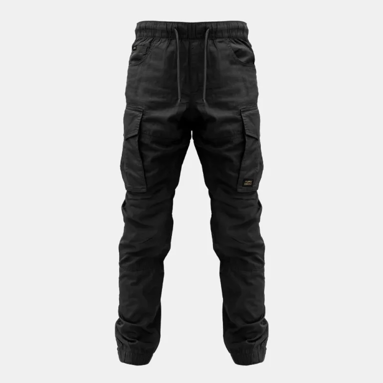 KUMU Kalhoty Utility Cargos černé - XXL