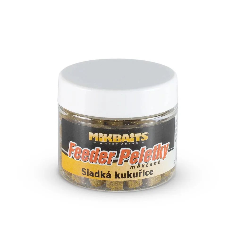 Mikbaits Měkčené feeder peletky 50ml - Sladká kukuřice
