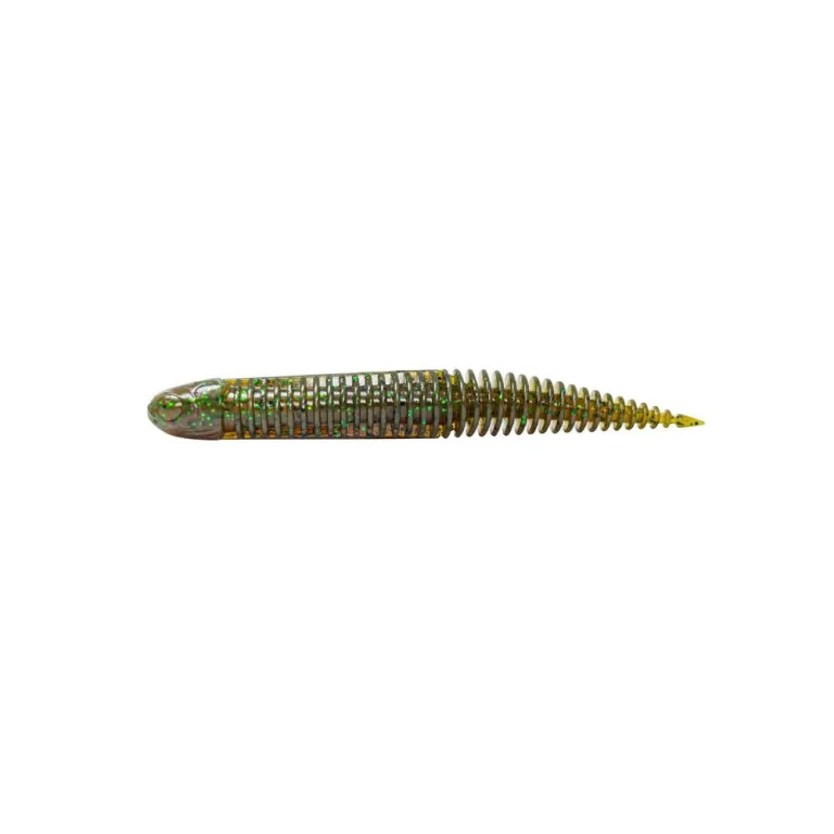 Savage Gear Gumová nástraha Ned Dragon Tail Slug Green Pumpkin - 7,2cm 3g 5ks
