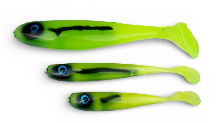 Yaccuza gumová nástraha hand made killer airbrush neon ghost - 15 cm 38 g 1 ks