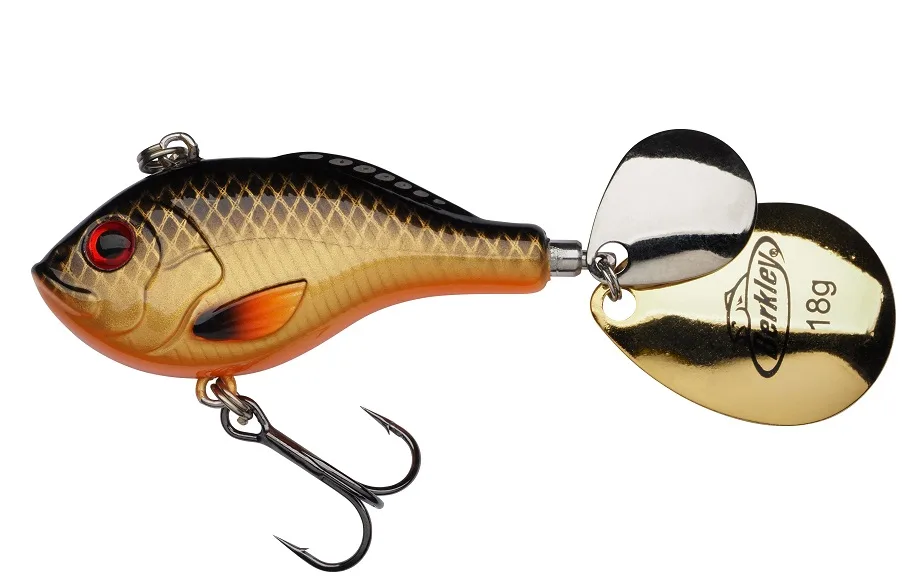 Berkley nástraha pulse spintail xl sinking dark and dirty roach - 10 cm 28 g